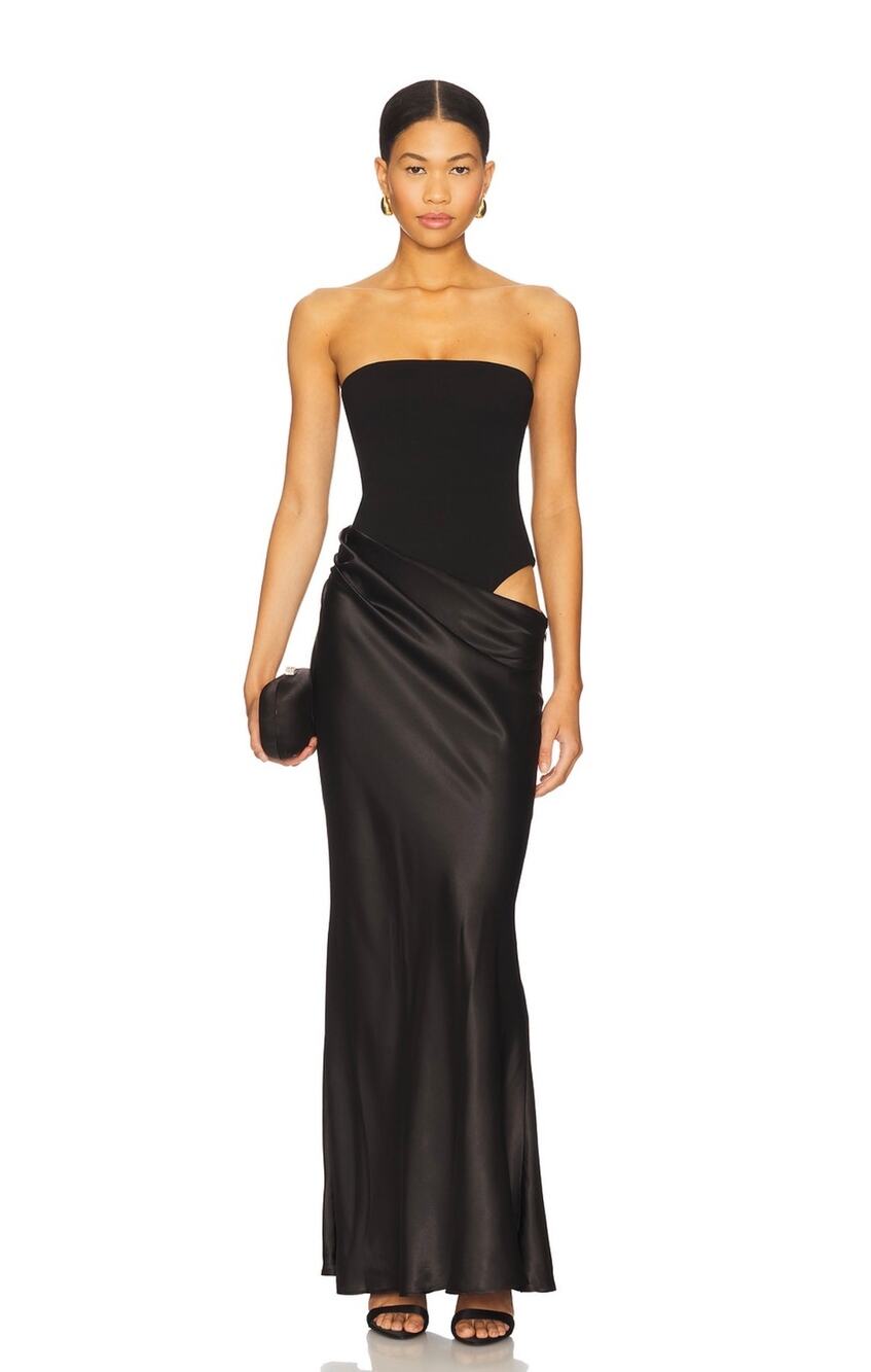 All The Ways Carrie Maxi Dress in Black Size Small